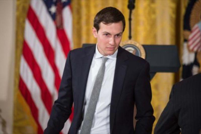 Jared Kushner, en la Casa Blanca, el pasado mes de febrero.-AFP / NICHOLAS KAMM