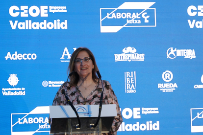 María Paz Robina durante su discurso. / ICAL