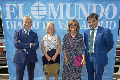 Carlos Ranera, María Luisa Lombardero, María José Rivera y Manuel Rubio (España-Duero).