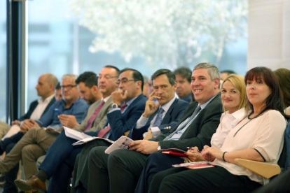 El presidente de Renault España, José Vicente de los Mozos, durante la inauguración de la jornada 'La industria en Castilla y León. Implicación a nivel nacional. Reflexiones'-ICAL