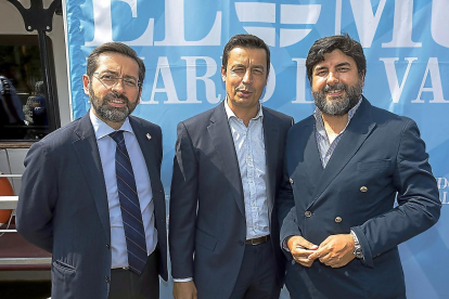 Eduardo Álvarez, Eduardo Gordaliza y Álvaro Elúa (RTVCyL).