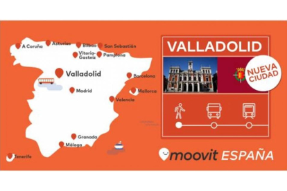 Nueva aplicación 'Moovit' para consultas sobre el transporte urbano de Valladolid-Ayuntamiento de Valladolid