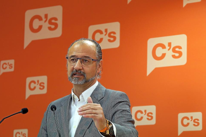 Luis Fuentes, portavoz de Ciudadanos en las Cortes de Castilla y León.-ICAL