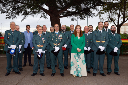 La Guardia Civil de Valladolid celebra el 179 aniversario con  la delegada del Gobierno en Castilla y León, Virginia Barcones. ICAL