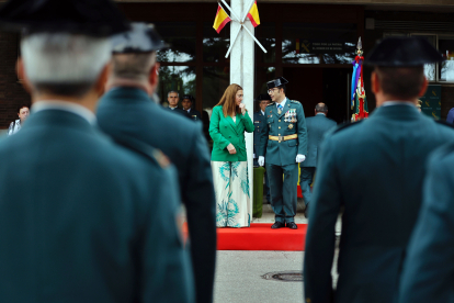 La Guardia Civil de Valladolid celebra el 179 aniversario con  la delegada del Gobierno en Castilla y León, Virginia Barcones. ICAL