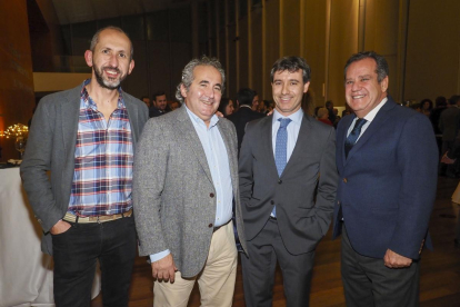 Jesús Sanz, Roberto Dasilva, Ángel Moretón y Pablo Trillo.