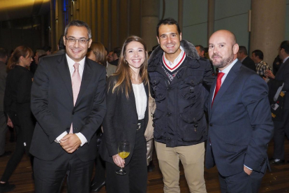 Francisco Suárez, Rebeca Bezos, Roberto Sanz y Carlos Paramio.