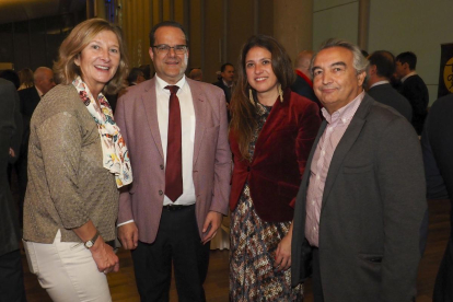 Mamer Gómez, Cayetano Cifuentes, Marta García y J.L. Álvarez.