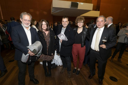 Manuel Saravia, María Sánchez, Enrique Seoane, Virginia Hernández y Francisco Rodríguez.