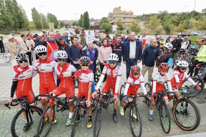 Marcha cicloturista por las víctimas de los accidentes de tráfico en bicicleta. Photogenic/Miguel Ángel Santos