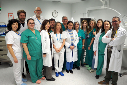 Profesionales del Servicio de Endourología - Oncología Radioterápica del Hospital Clínico Universitario de Valladolid. ICAL