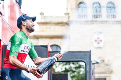 Celebración de la X etapa de la Vuelta Ciclista a España, con una contrarreloj por las calles de Valladolid. / LA VUELTA