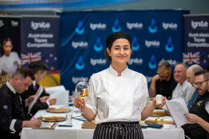 Eda Tunc, cocinera de origen turco procedente de Auckland que representará a Oceanía en Valladolid.