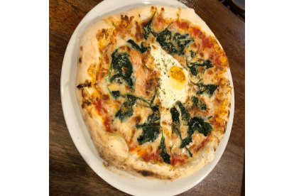 Pizza que se sirve en Il Capocchione. / E. M.