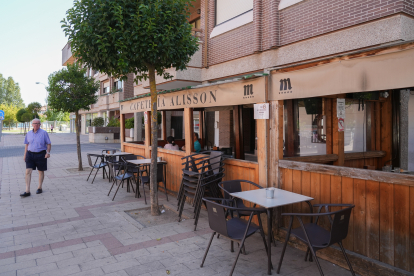 Cafetería Alisson en la calle Miguel de Unamuno en la actualidad .-J.M. LOSTAU
