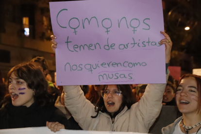 Manifestación del 25-N por las calles de Salamanca.- ICAL