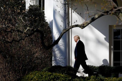 Donald Trump en la Casa Blanca.-AP / Pablo Martinez Monsivais