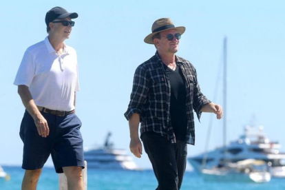 Bono y Bill Gates en Saint Tropez.-GTRES