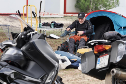 Llegan los primeros motoristas a la 24º concentración Motauros en Tordesillas. PHOTOGENIC.