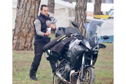 Llegan los primeros motoristas a la 24º concentración Motauros en Tordesillas. PHOTOGENIC.