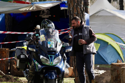 Llegan los primeros motoristas a la 24º concentración Motauros en Tordesillas. PHOTOGENIC.