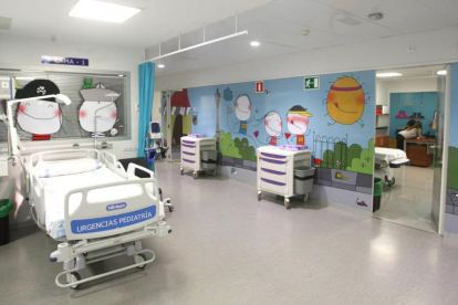 Imagen de archivo de las urgencias pediátricas de un hospital de Castilla yLeón.-ICAL