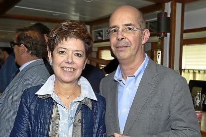 Belén López y Martín Fernández, portavoz de Ciudadanos en el Ayuntamiento.