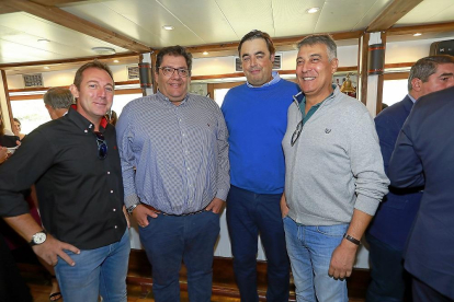 Ángel Salgado, Fernando Bustamante, Eduardo Merino y Julián Salas, del Grupo Formonty.