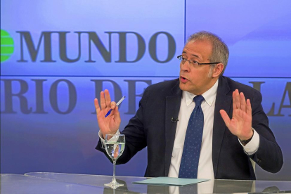 José Antonio Martínez Bermejo durante su entrevista en ‘La Quinta Esquina’, emitida ayer en La 8 de Valladolid.-PHOTOGENIC