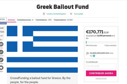 La plataforma de 'crowdfunding' Indiegogo busca alcanzar los 1.600 millones de euros.-Foto: INDIEGOGO