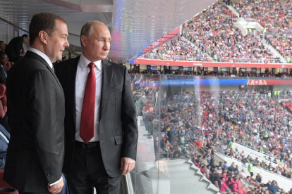 Putin observa la inauguración-EPA/SPUTNIK POOL