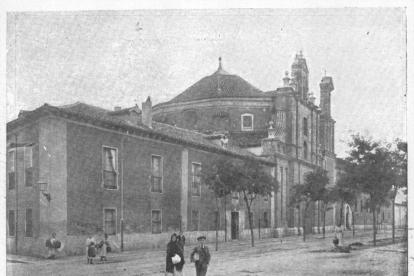 Colegio de los Ingleses en la calle Don Sancho en 1905 en el barrio de la Circular. ARCHIVO MUNICIPAL