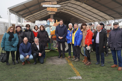 Visita del alcalde de Valladolid en el primer día de la concentración motera Pingüinos 2023.- ICAL