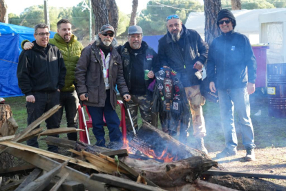 Motoristas de Pozaldez en la concentración de Pingüinos en la Antigua Hípica del Pinar de Antequera - J.M. LOSTAU