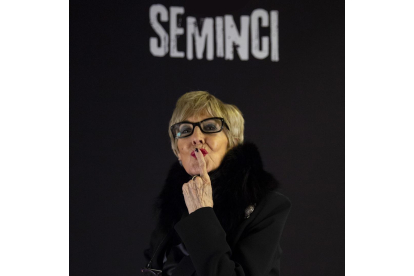 La actriz Concha Velasco en una inauguración de la SEMINCI, en una imagen de archivo. -AYUNTAMIENTO VALLADOLID