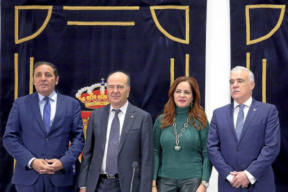 Antonio Sáez, José Luis Díaz Villarig, Silvia Clemente y Enrique Guilabert Pérez.-ICAL