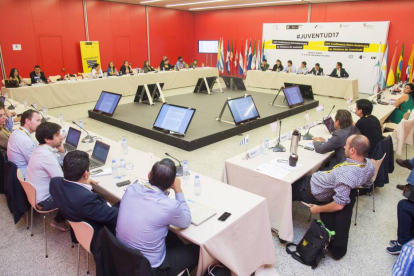 Clausura de la XVII Conferencia Iberoamericana de Ministros de Juventud que se celebra en Burgos-Ical