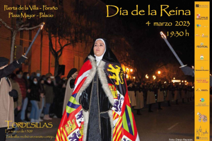 Cartel del 'Día de la Reina' 2023 de Tordesillas.- AYUNTAMIENTO TORDESILLAS