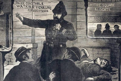 Una imagen de la prensa de la época sobre los crímenes de Jack el Destripador.-Foto: EFE