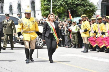 Jeanine Áñez, presidenta interina de Bolivia.-EUROPA PRESS