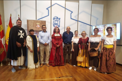 Presentación de la recreación histórica de la llegada de Doña Juana de Avis a Alaejos. EP