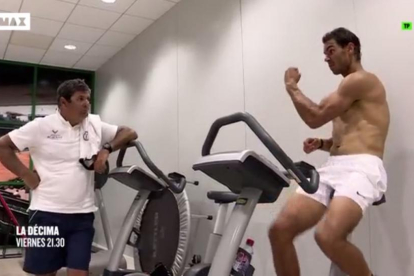 Imagen del documental 'La décima', producción sobre el último Roland Garros que ha ganado Rafa Nadal, y que emite el canal DMax.-