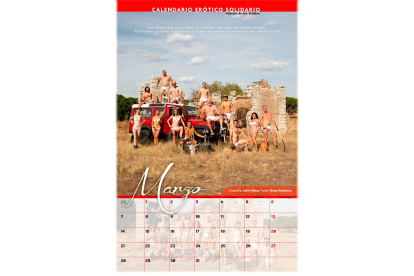 Calendario benéfico Pedrajas. MARZO- EM
