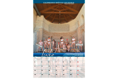 Calendario benéfico Pedrajas. JULIO- EM