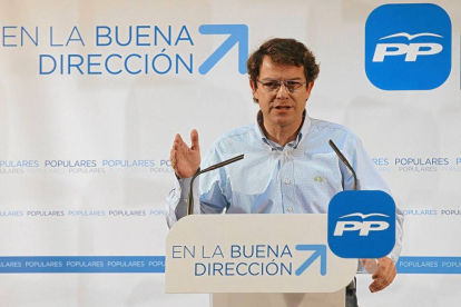 Alfonso Fernández Mañueco, candidato del PP a la alcaldía de Salamanca.-El Mundo de Castilla y León