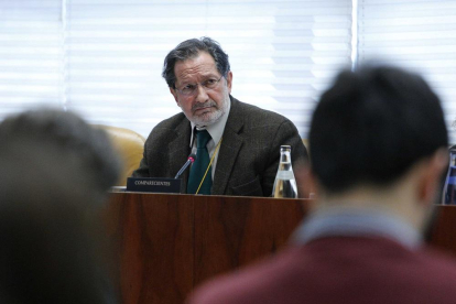 Moral Santin en la Asamblea de Madrid en febrero de 2017.-EL MUNDO