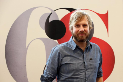 El director islandés Hafsteinn Gunnar Sigurðsson, ayer, en Valladolid.-ICAL