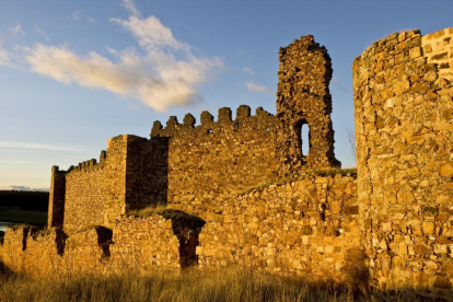 Restos del castillo de Castrotorafe en Zamora.-ICAL