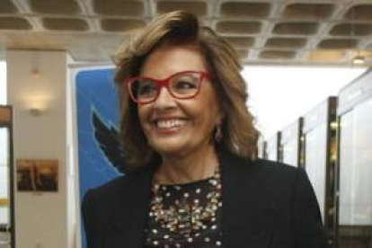 La periodista María Teresa Campos, en Elda, en el 2013.-Foto: MORELL / EFE