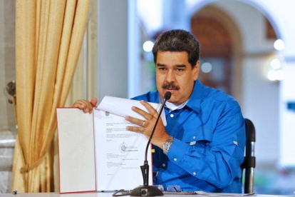 Maduro reiteró que esas acciones son ilegales.-PRESIDENCIA DE VENEZUELA